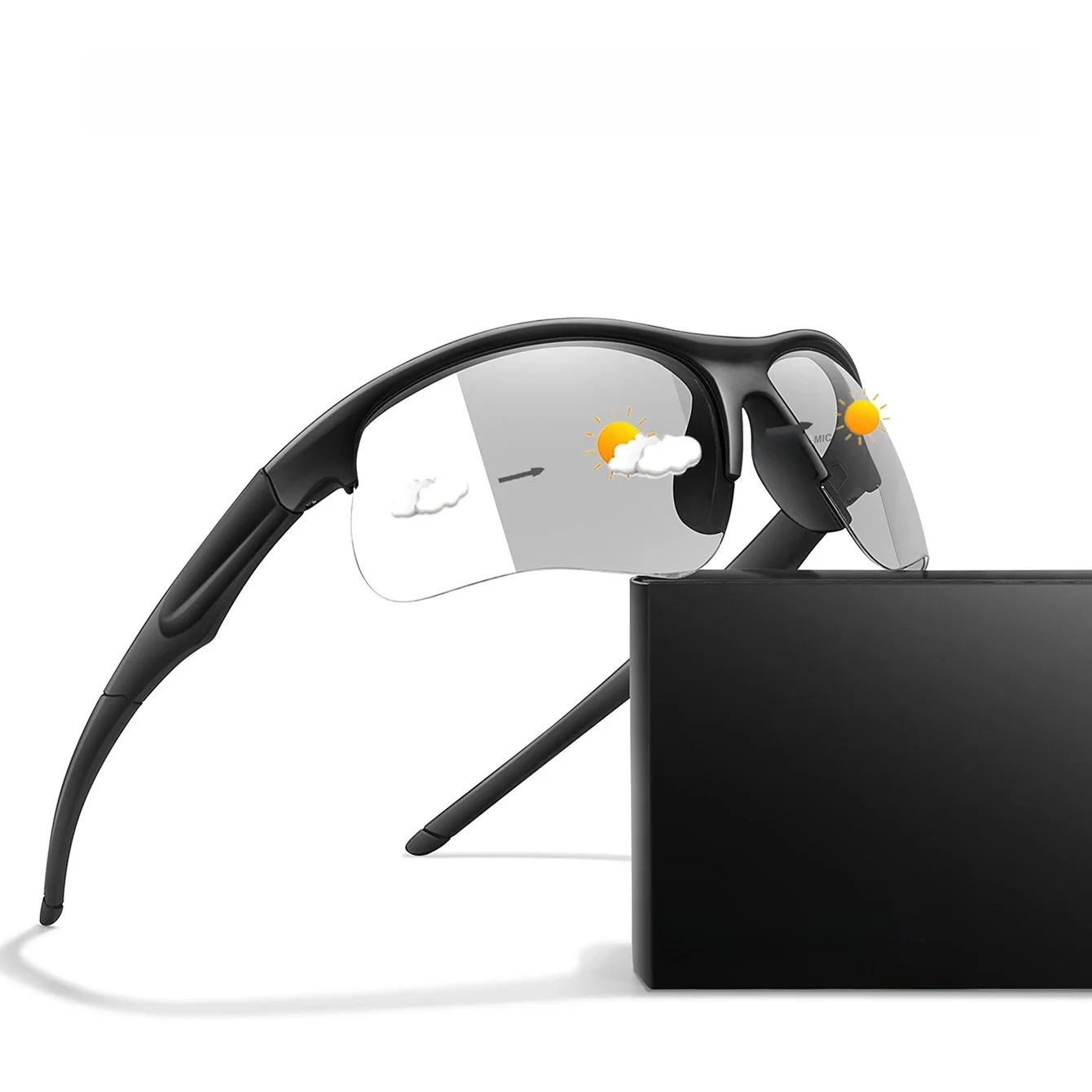 AliExpress TAMWY Trendy Style Photochromic Sunglasses For Men Women Outdoor Mtb Bicycle Cycling Runnging Eyewear Sports Bike Windproof Goggles