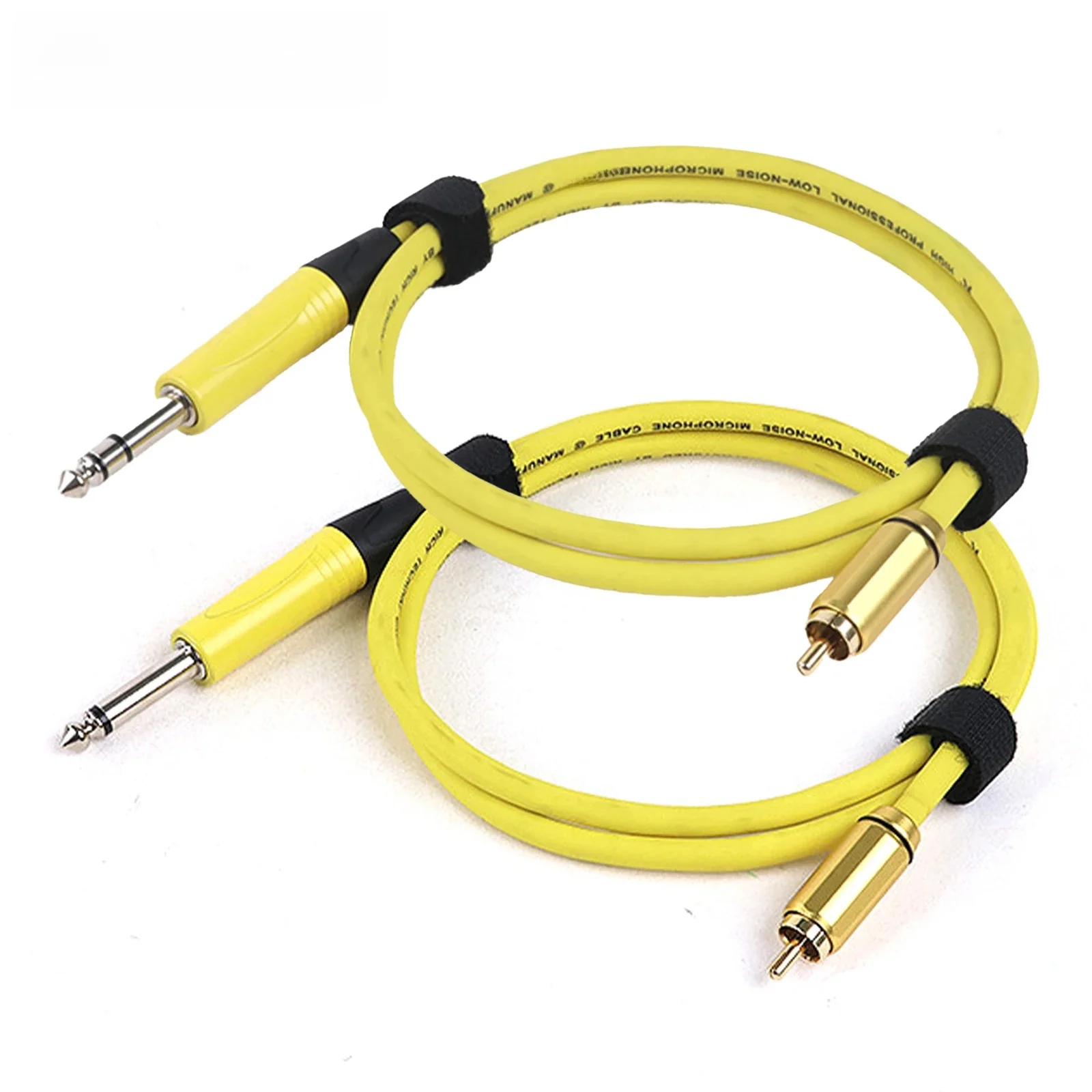 Kabel audio RCA do 1/4 cala TS/TRS 6,5 mm mono/stereo do RCA Kolorowy kabel do miksera głośnikowego Wzmacniacz TV — zdjęcie produktu 7