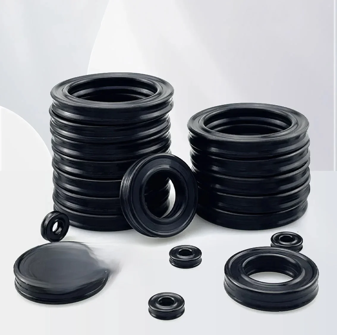 CS-Johonneur d'étanchéité X-Ring Neria noirs étanches, degré d'huile, ID 3.53-4.34mm, quatre Jules, 456.06mm