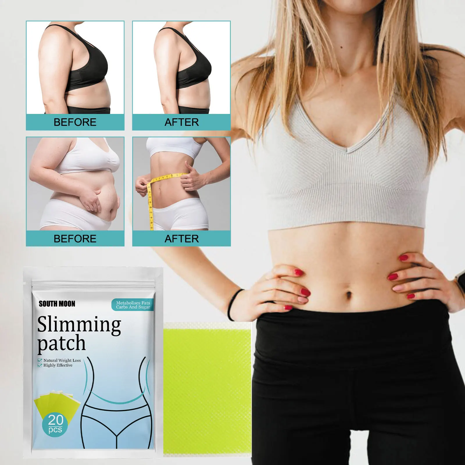 Leg Slimming Patches Thighs Lifting Firming Anti Cellulite Removal Weight Loss Fast Burning Fat Products Body Shaping Stickers view 6