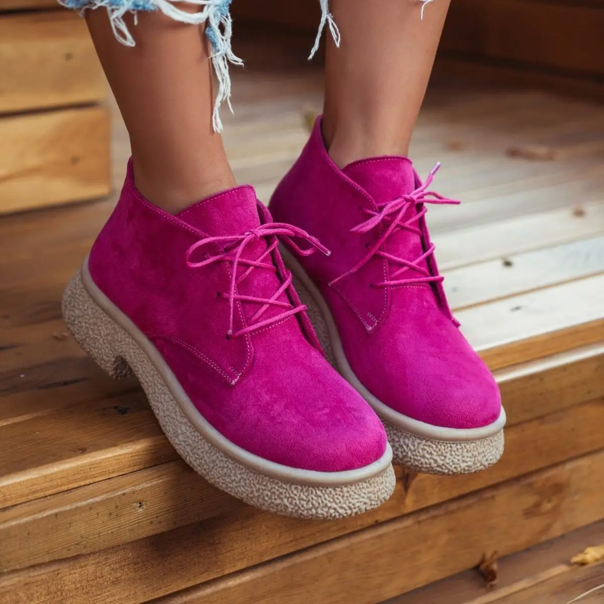 

British Style Retro Suede Round Head Women Boots Booties College Wind Simple Versatile Flat Shoes Fashion Casual Single Shoes