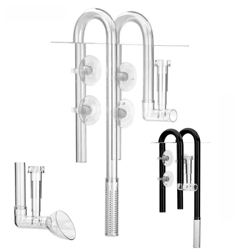 AQUAPRO Inflow Outflow Inlet Outlet Skimmer Kunststoff Aquarium Zubehör Pflanzenrohr Aquarium Wasser Filtro Fishbowl Set Akvarium