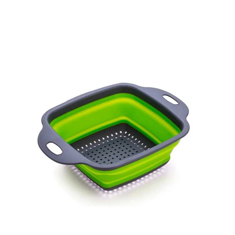 STARLEY Kitchen Foldable Silicone Strainer Kitchen Filter Vegetable Baskets