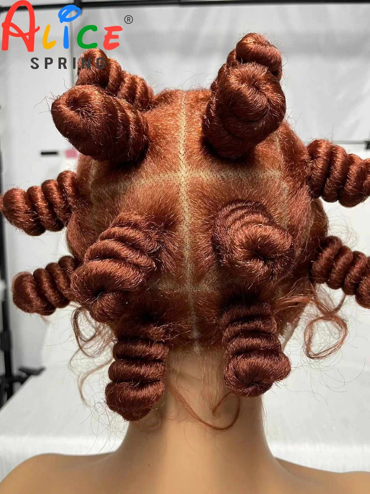 350 cores sem nós cheio de renda artesanal bantu trançado perucas com cabelo do bebê para preto feminino transparente curto bonito trançado peruca do laço