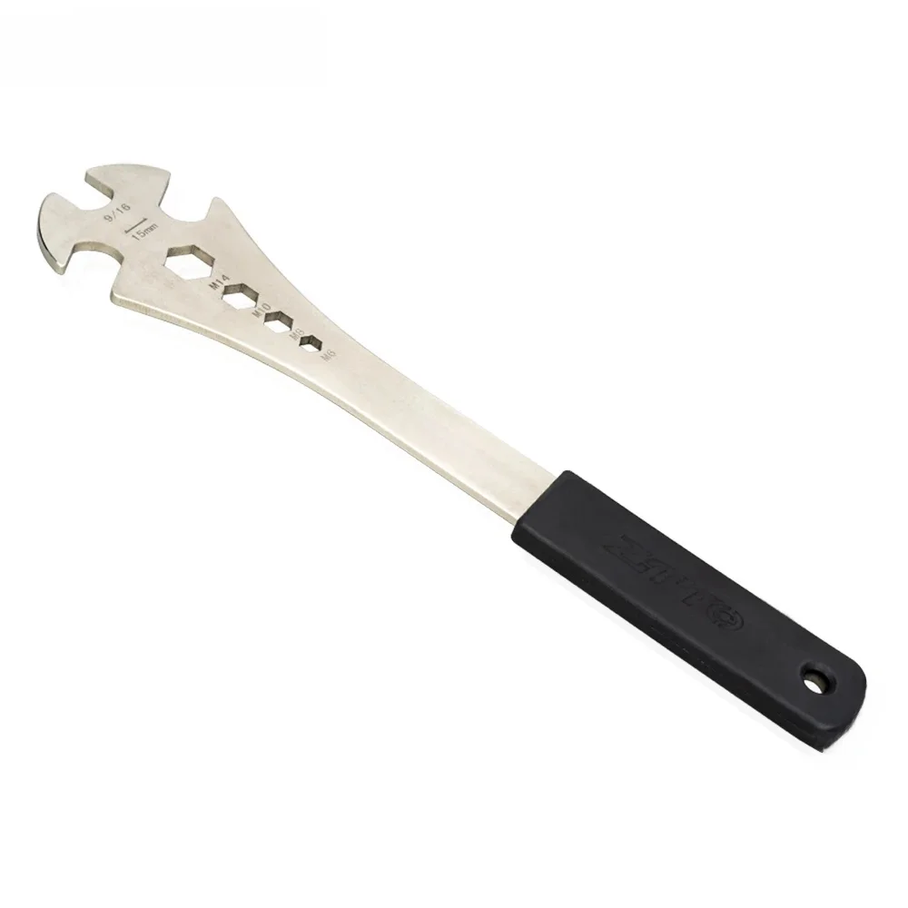 AliExpress ZTTO Bicycle Pedal Wrench 6 in 1 Multifunctional MTB Lock Foot Pedal Repair Tool Bike Hub Spanner 9/16 Inch 15mm Thickness 4mm