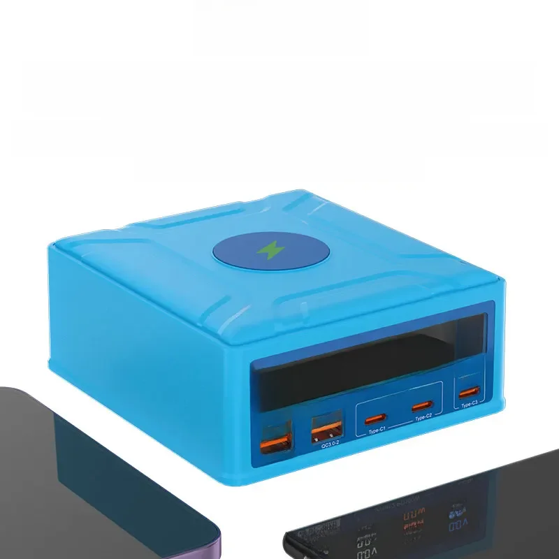 RELIFE RL-304P/304D/304Q/304S/304N/304R Inteligentna 6-portowa ładowarka USB z cyfrowym wyświetlaczem do ładowania wszystkich telefonów komórkowych i tabletów — zdjęcie 2
