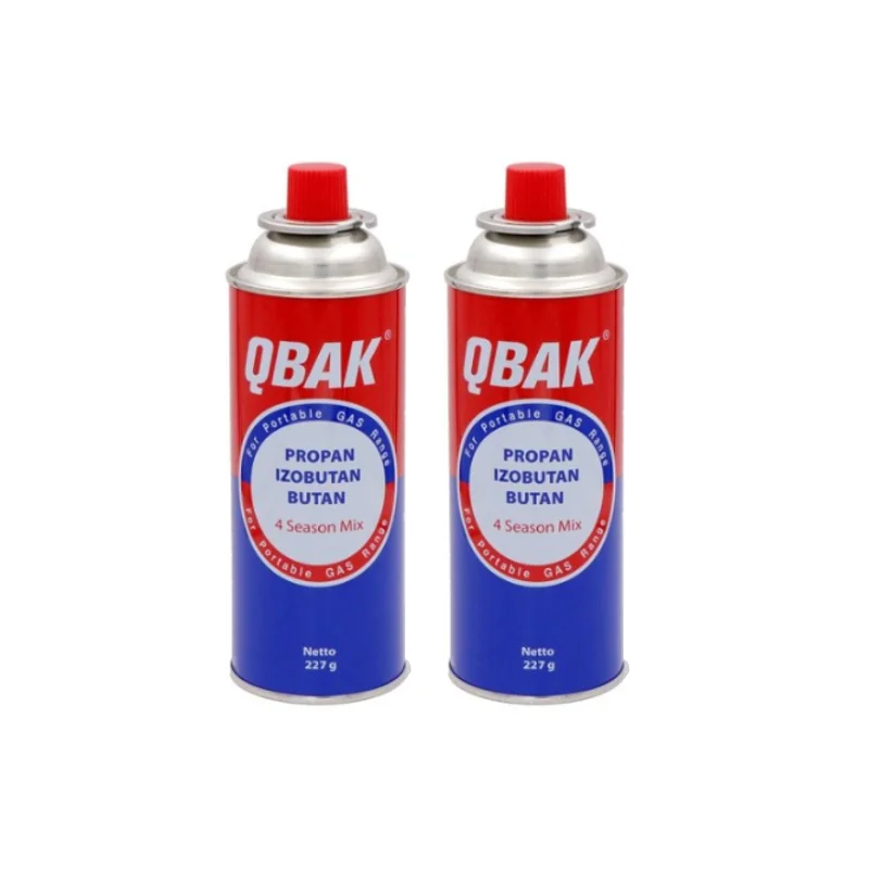 QBak – Cartucho Recambio de Gas Propano Portable Gas Butano Compatible para Cocina Portátil, Hornillo, Soplete Soldador, Camping B-250 227gr