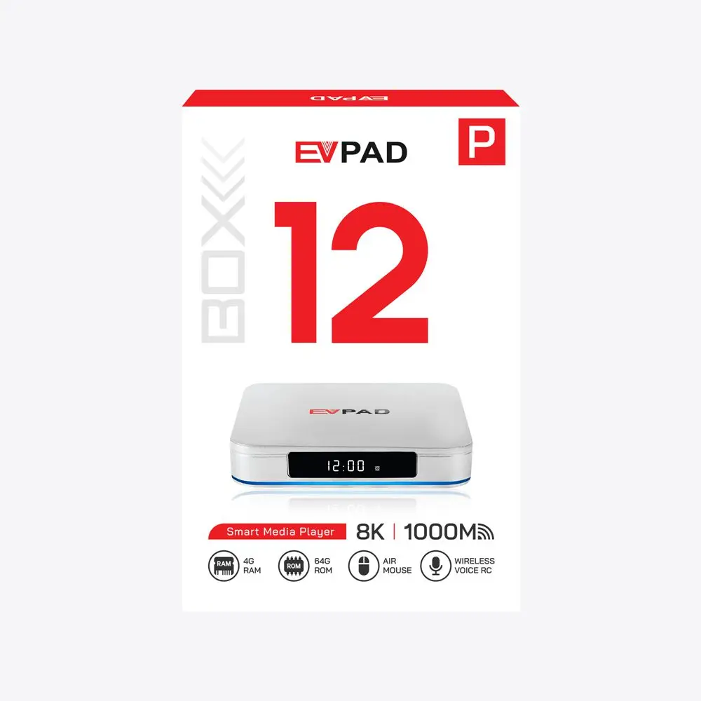 

РАСПРОДАЖА! ТВ-приставка EVPAD 12P 2026 года, хит продаж по всему миру, 4 ГБ/64 ГБ. ТВ-приставка EVPAD 12P.