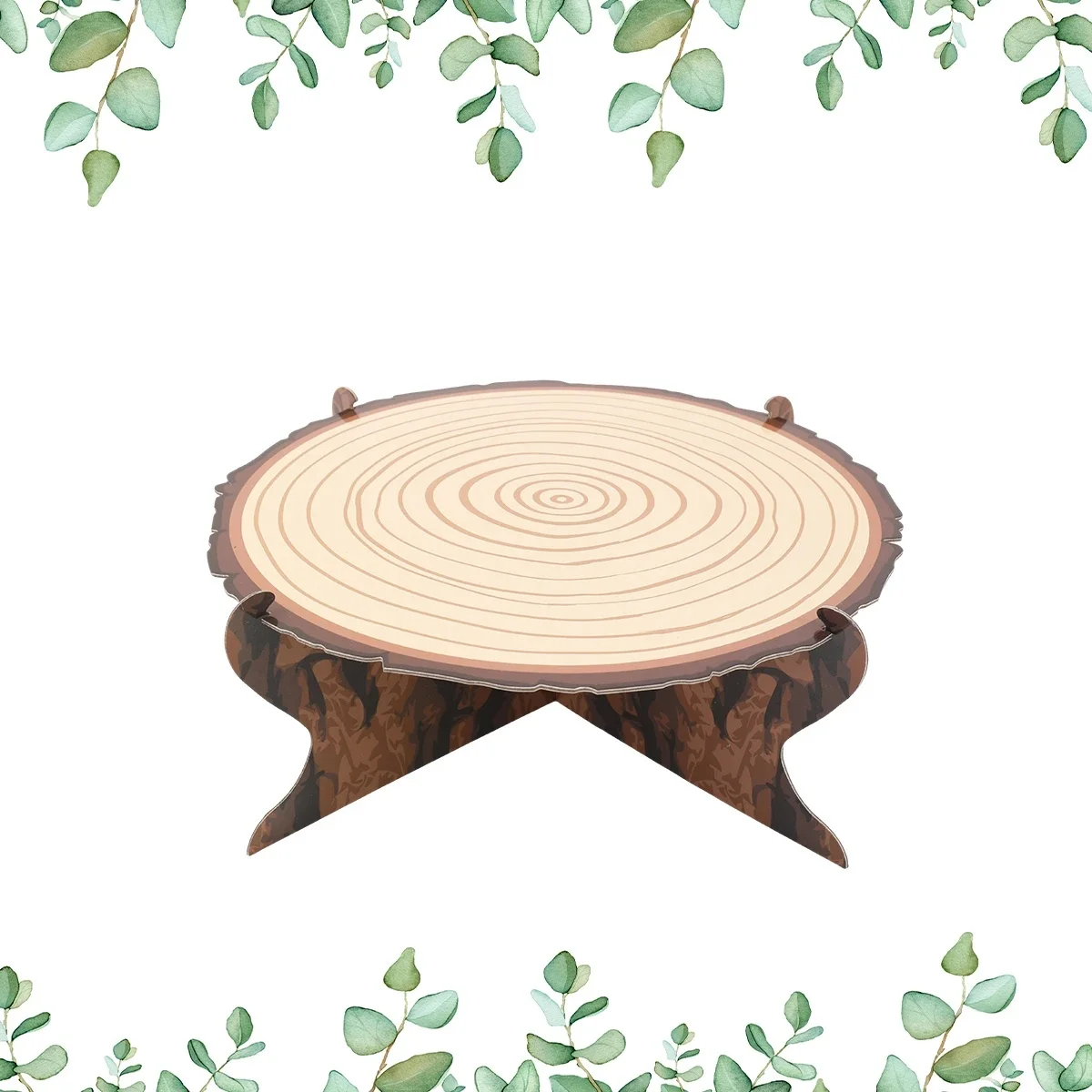 1 ensemble support à gâteaux pour anniversaire pays décor de fête de mariage Style forêt décoration de Table support à cupcakes rond support à cupcakes