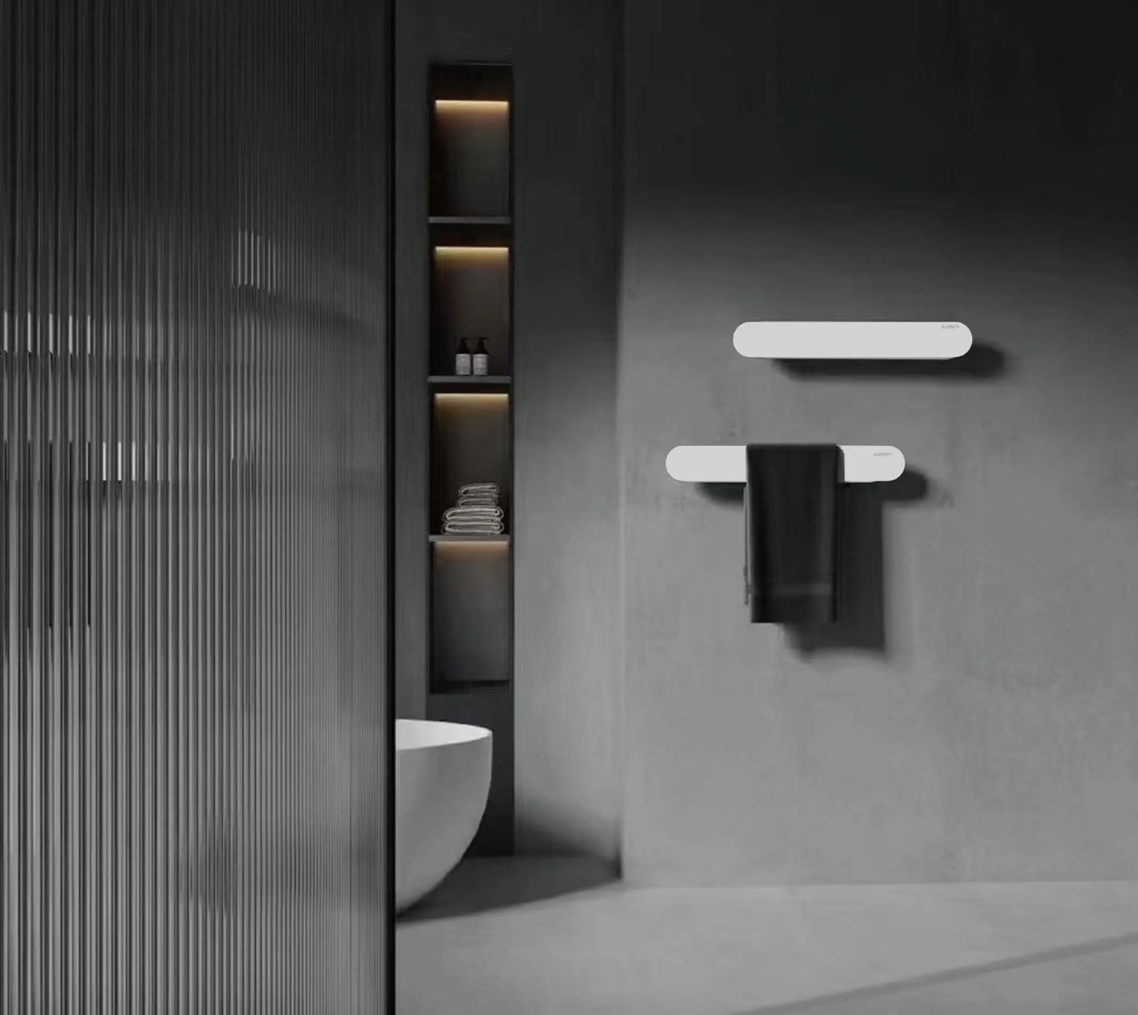 electric heated towel Rails for smart bathroom design KD318