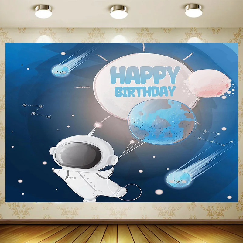 Astros Birthday Party Supplies Decoration Customize game Backdrop Baby Shower Banner Kid Faovr Room