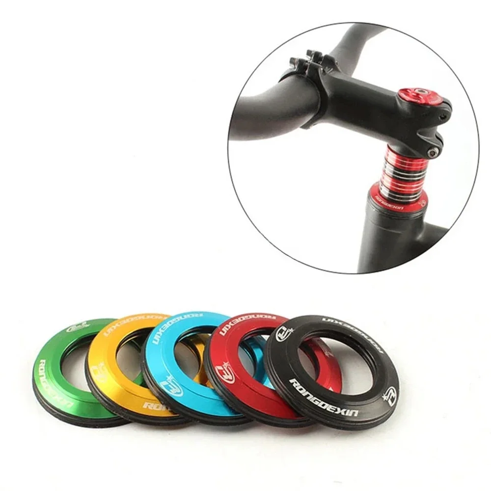 AliExpress NONE Bicycle Headset Cap 28.6mm Universal Diameter MTB Mountain Bike Top Shell Flat Cover CNC Metal O-ring Seal