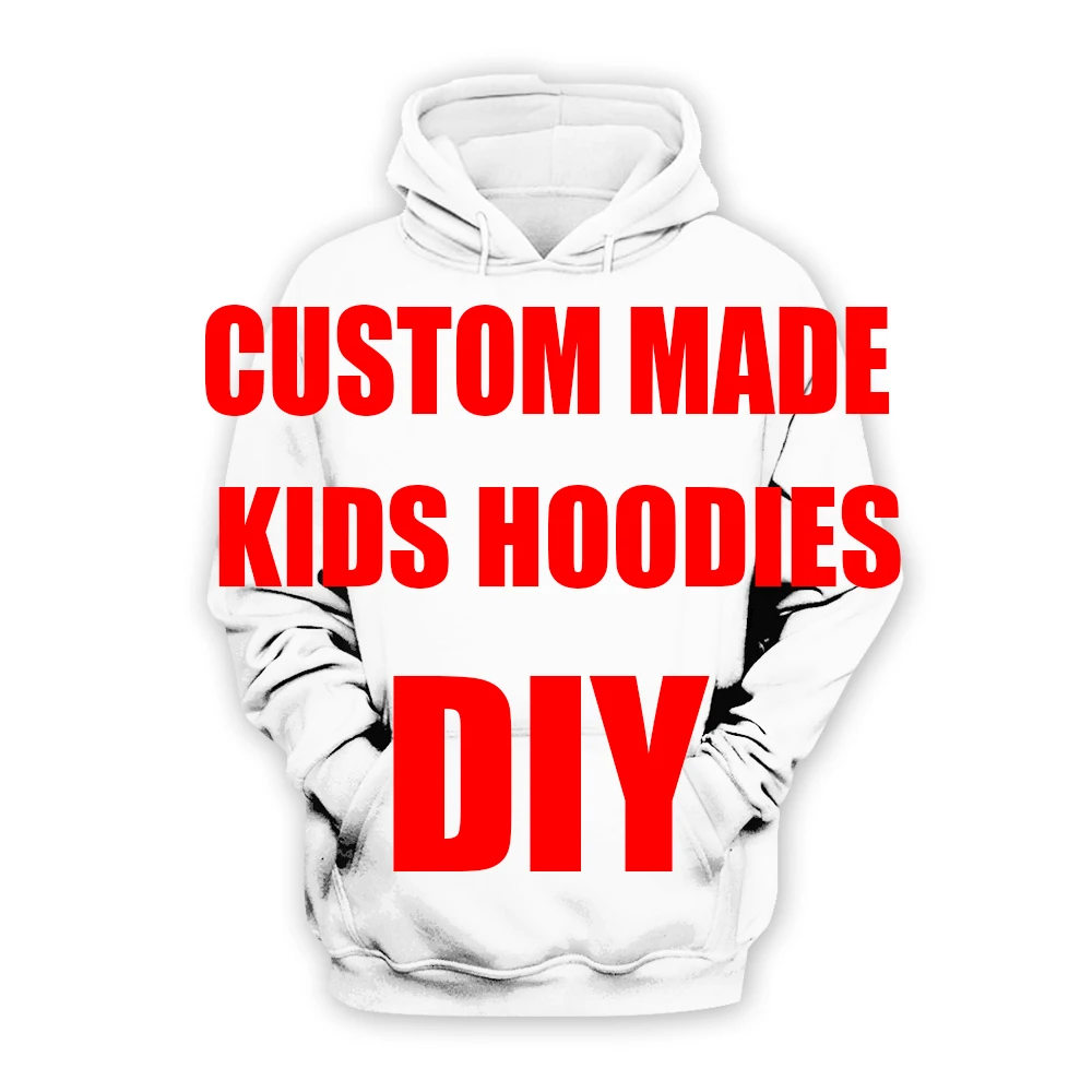 

Parent-Child Clothing VIP DIY Custom Made Printing 3D Create Design Photo Pattern Kid Size Hoodies Children‘s Jacket