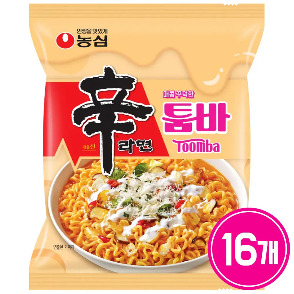 Nong Shim Shin-myeon Tumba 137g 16 pieces