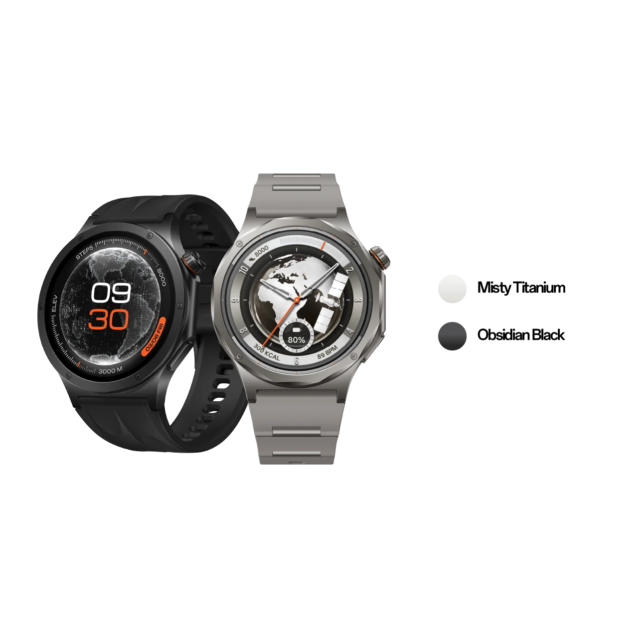 Oppo Watch X3 Smartwatch, globale Version, ultraleichtes Gehäuse aus Titanlegierung, 1,50" LTP0 AMOLED-Display, 16 Tage Akkulaufzeit, NFC, IP68, mehrere Zifferblätter, Dual-Chips