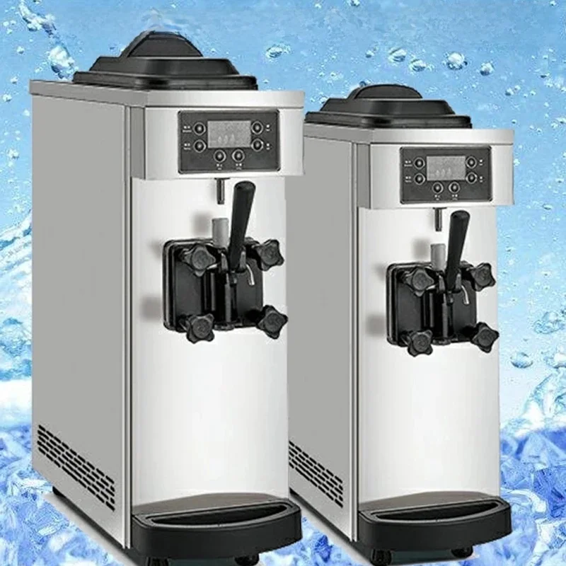 Commercial One Flavors Ice Cream Machine Desktop Small Single-color Soft Ice Cream Making Machine
