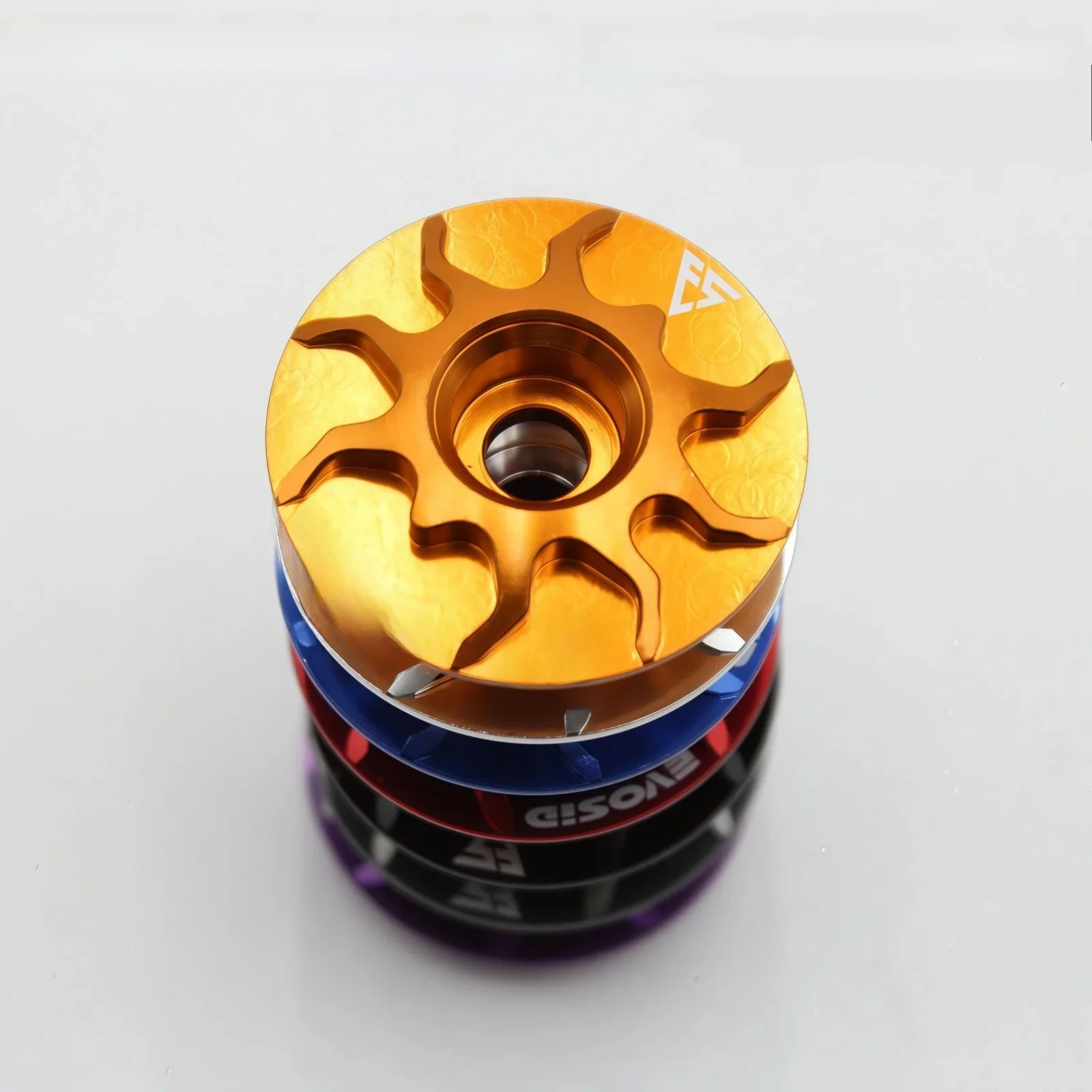 AliExpress EVOSID MTB Bicycle Headset Top Cap 1-1/8 Road Bike Stem Cover Aluminium Alloy Ultralight Headset Cover With Screw For 28.6m Fork