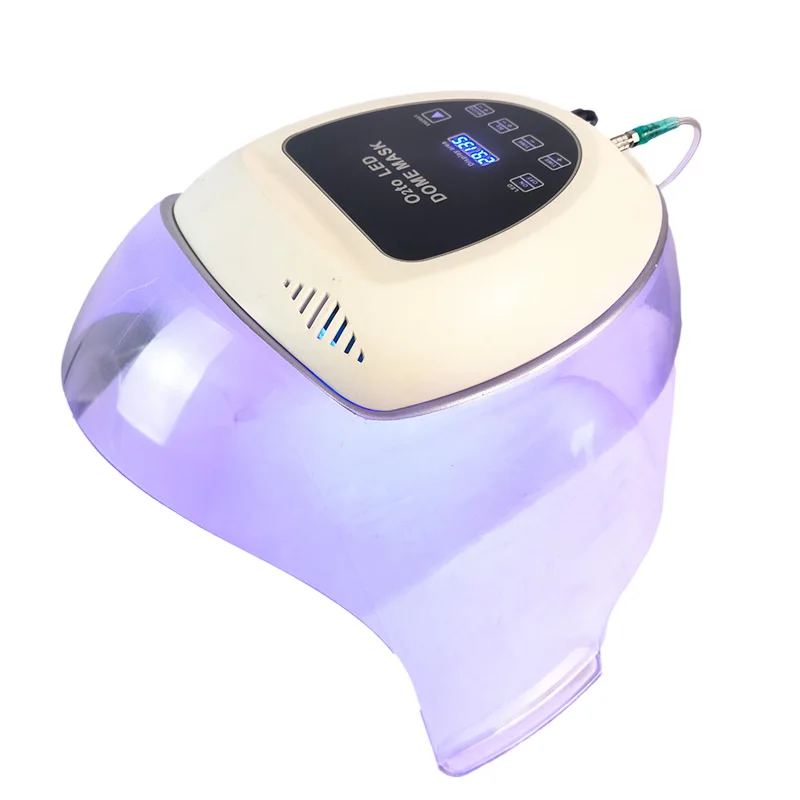 LED Dome O2toderm Oxygen Therapy Facial Machine Portable Anti-aging Skin Rejuvenation Equipment