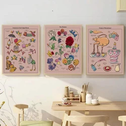 Alice in Wonderland Art Prints - Animated Movie Poster Nursery Kitchen Wall Art Picture Girls Room Decor Retro Painting
