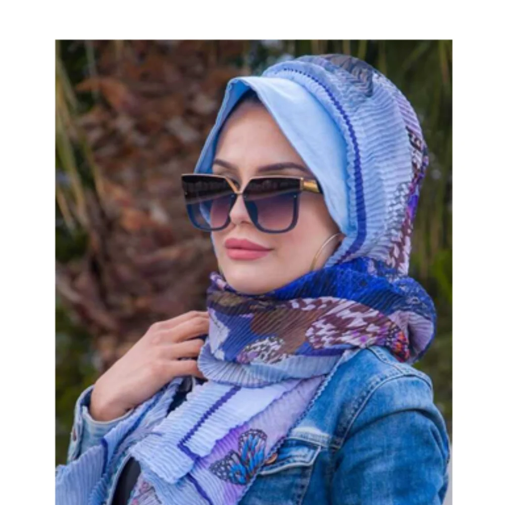 Cap Hijab Shawl Good Stitching Quality Premium Heavy Chiffon Women Long Muslim 2022 Fashion Trend Neck Wrap Fitted Veil Clothing Practical Sets Summer Beach Abaya Marine Pool Fast Shipping Comfortable Carry