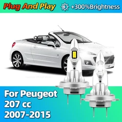 LED CANBUS Lights 30000Lm Mini Lamp CSP Wireless Car Headlight Bulbs For Peugeot 207 cc 2007 2008 2009 2010 2011 2012 13 14 2015