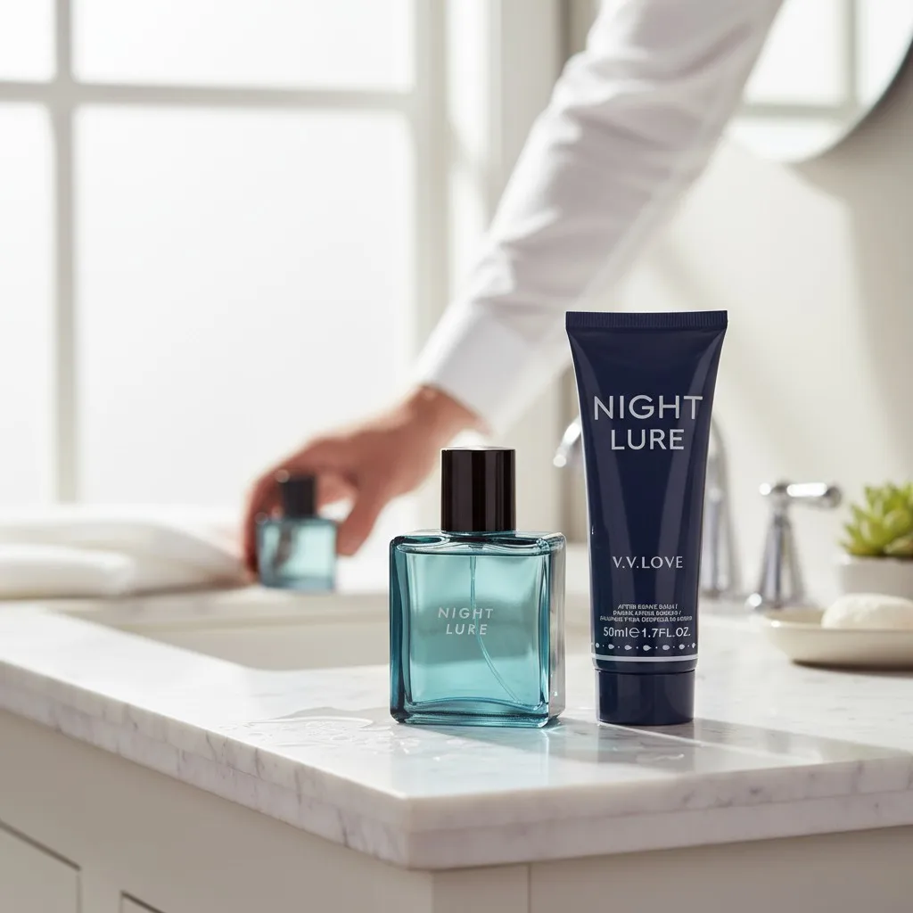 عطر 50 مل ومجموعة لوشن الجسم 50 مل للرجال #2