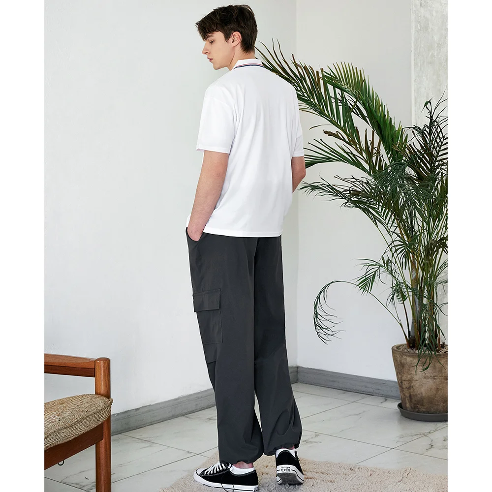 Paragona Men's City String Cargo Band Pants 3 Colors