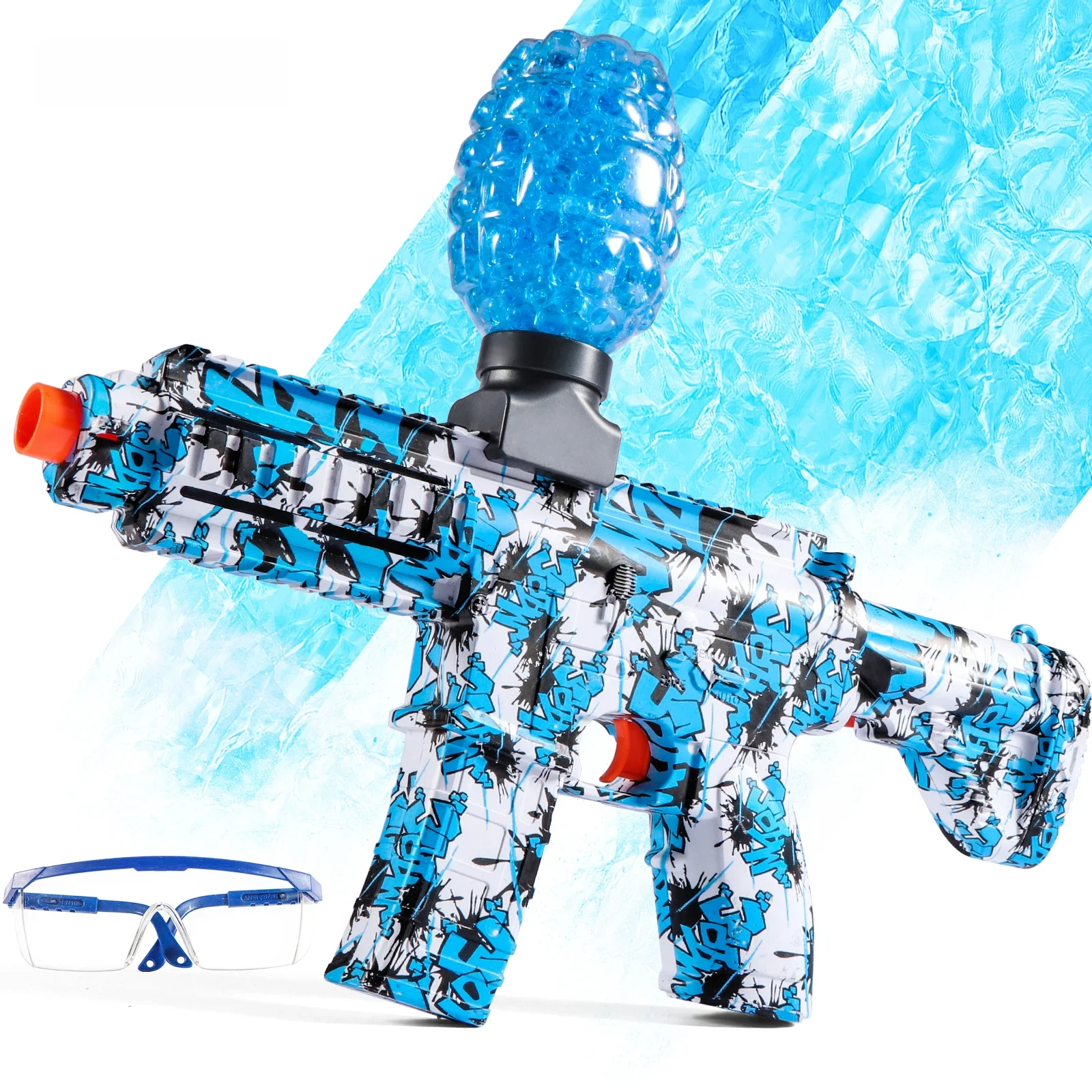M416 elektrisch blasterpistoolspeelgoed, oplaadbaar automatisch buitenspeelgoed voor teamfamilieactiviteiten, perfect cadeau (kogels exclusief) - afbeelding 2