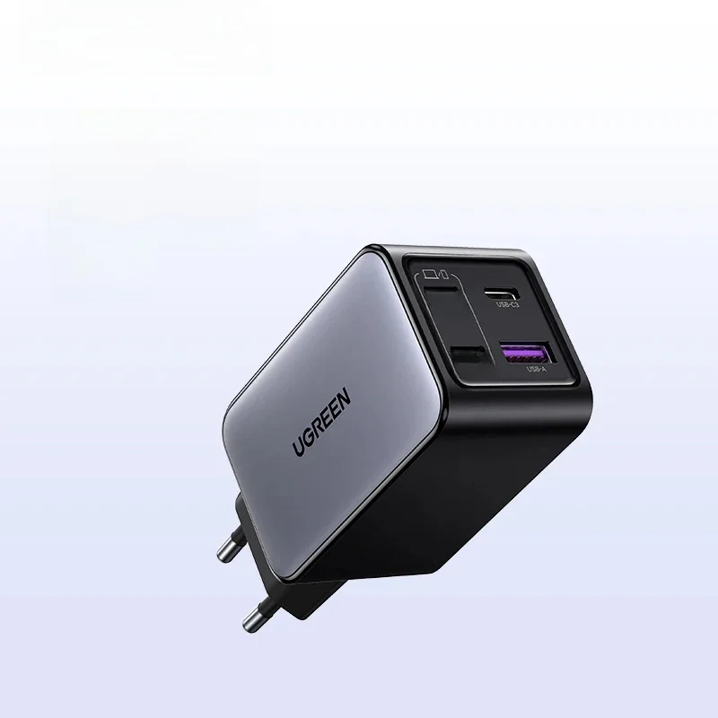 UGREEN 65W GaN-oplader 4 poorten USB C snellader Quick Charge 3.0 PD 3.0 voor Macbook Air Laptops Tablet iPhone 16 15 14 Pro Max - afbeelding 2
