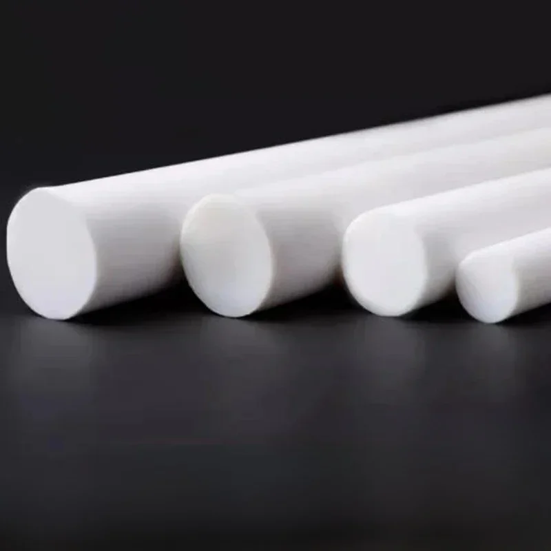 1 pièces Dia 5mm ~ 30mm tige en PTFE tige en polytétrafluoroéthylène blanc respectueux de l'environnement Non toxique bricolage tige en plastique PTFE longueur 500mm