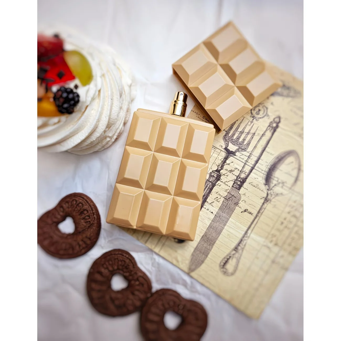 

Sweet Tooth Caramel Dream Perfume, 75ml Chocolate Block Fragrance,Caramel Scented Chocolate Shaped Eau De Parfume.