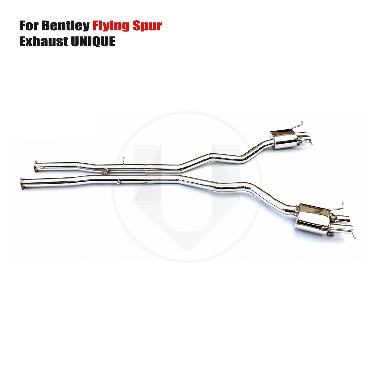 UNIQUE For 2014-2017 Bentley Flying Spur V8 4.0T performance valve exhaust system ss304 exhaust muffler