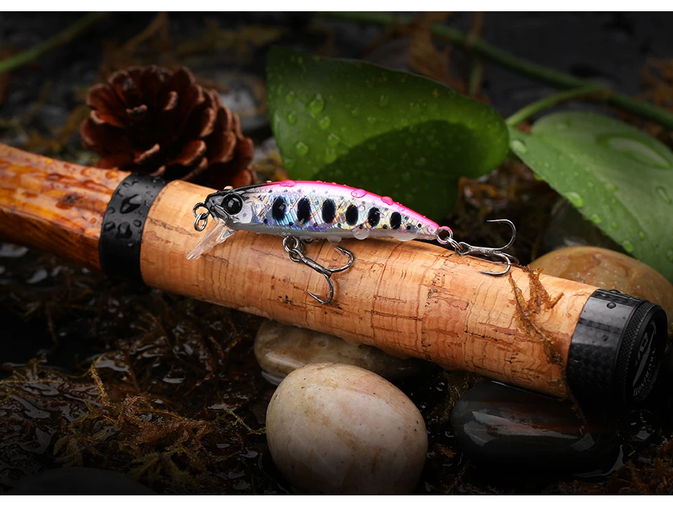 TSURINOYA Intruder 51S Sinking Minnow Stream Fishing Lure 51mm 5,8g Künstlicher Hartköder für Forellen, Ajing, Jerkbait, Flussköder – Detail 12