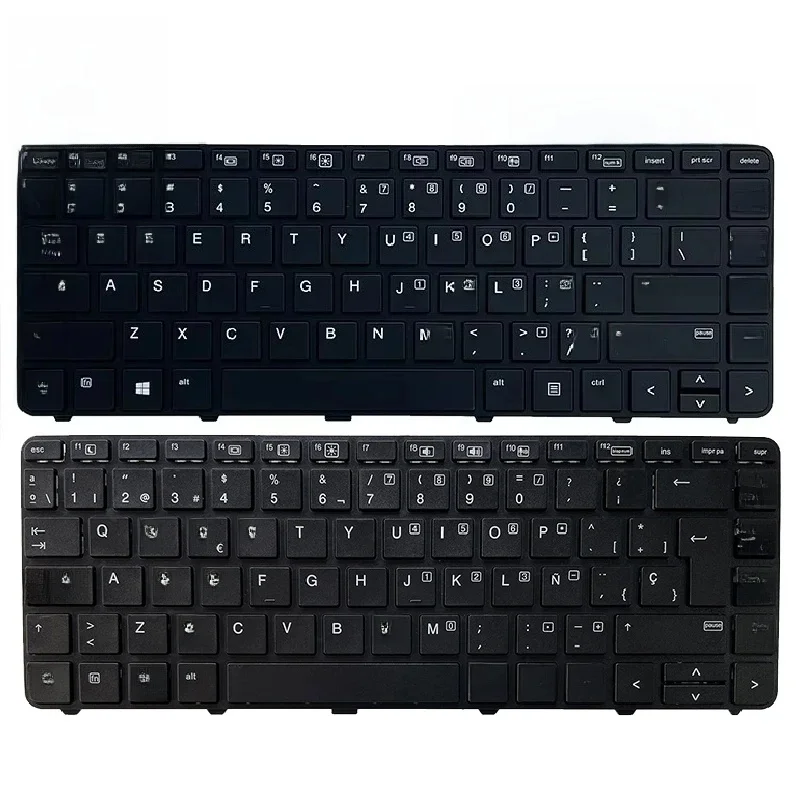 US/SP/FR/AR English/Spanish/French NEW Klawiatura do laptopa HP 430 G3 430 G4 440 G3 440 G4 445 G3 446 G3 640 G2 640 G3 645 G2 — zdjęcie 2