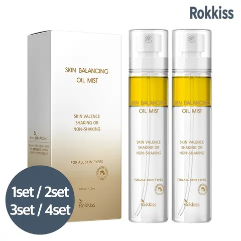 EELHOE 보습 페이스 미스트 히알루론산 피부 장벽 강화 케어 진정 판테놀 수분 공급 페이셜 미스트 9 록키스 스킨 밸런싱 오일 미스트 2개, 100ml