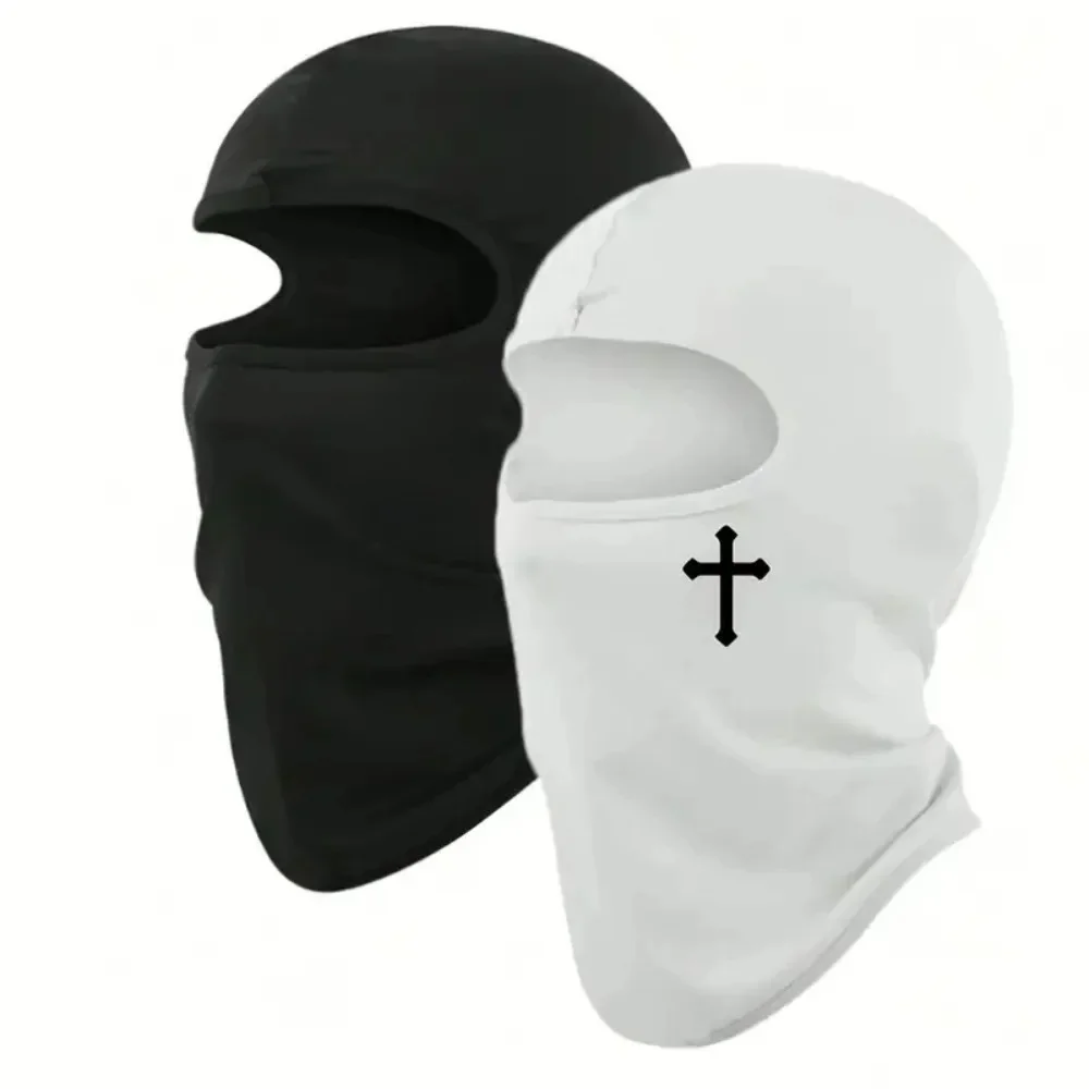AliExpress Breathable Black Cross Balaclava Full Face Ski Mask For Bicycle Motorcycling Hiking Skiing Outdoor Sports Tool Essential Gear