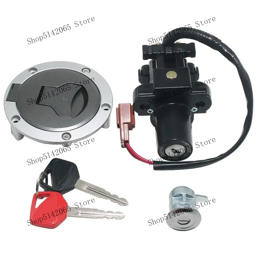 Ignition Key Switch Fuel Gas Cap Seat Lock Kit For Honda CBR400 CBR400R 35100-MJW-D12 35010-MJW-D13 35010-MJW-D12 35010-MJW-A04