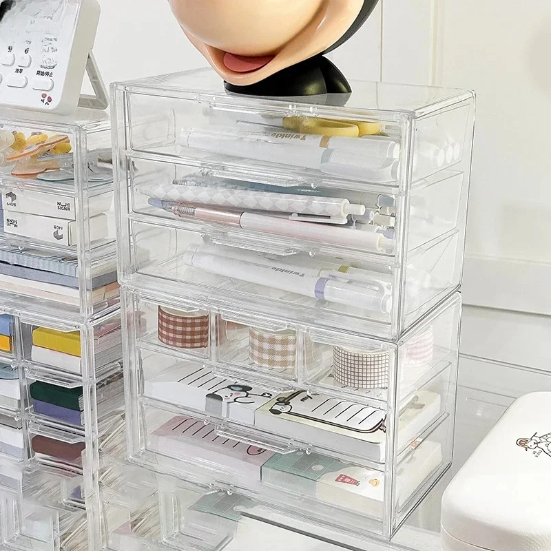 Boîte de rangement multifonctionnelle pour cosmétiques, produits de soins de la peau, bijoux, maquillage