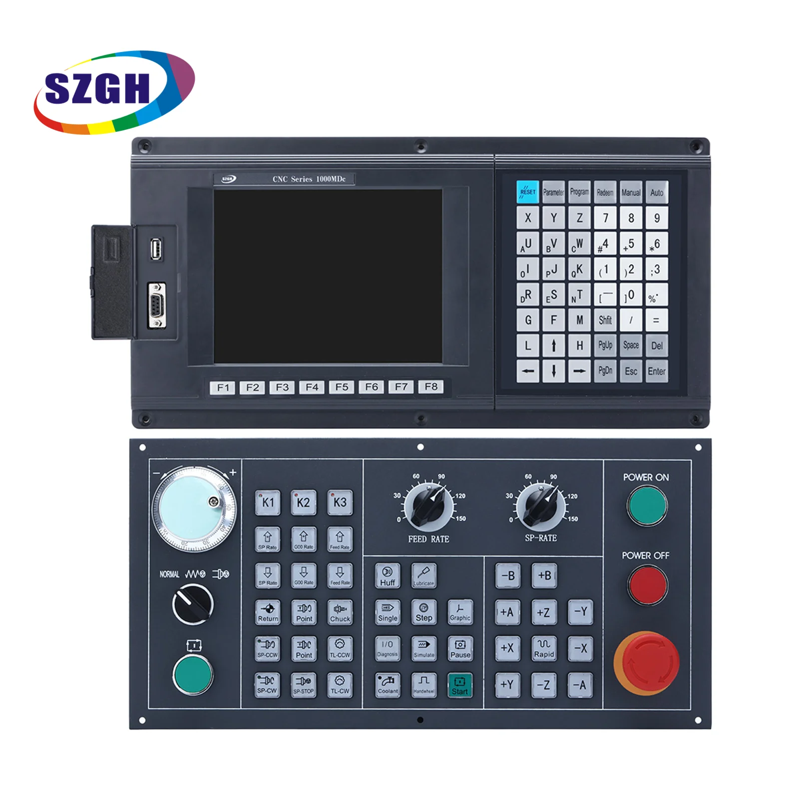 

SZGH High Precision 3-5 Axis CNC Control System Controller for Milling&Router Machine with MPG and IO Board