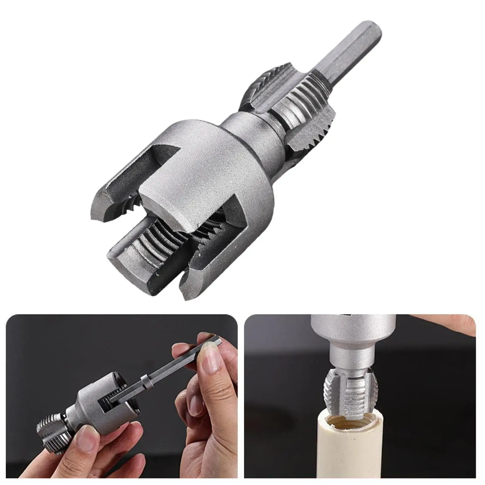 

Ppr Pipe Threader Accessories Multifunction Plumbing Tool for Electric Drill Thread Maker Tool Practical Garage Sturdy