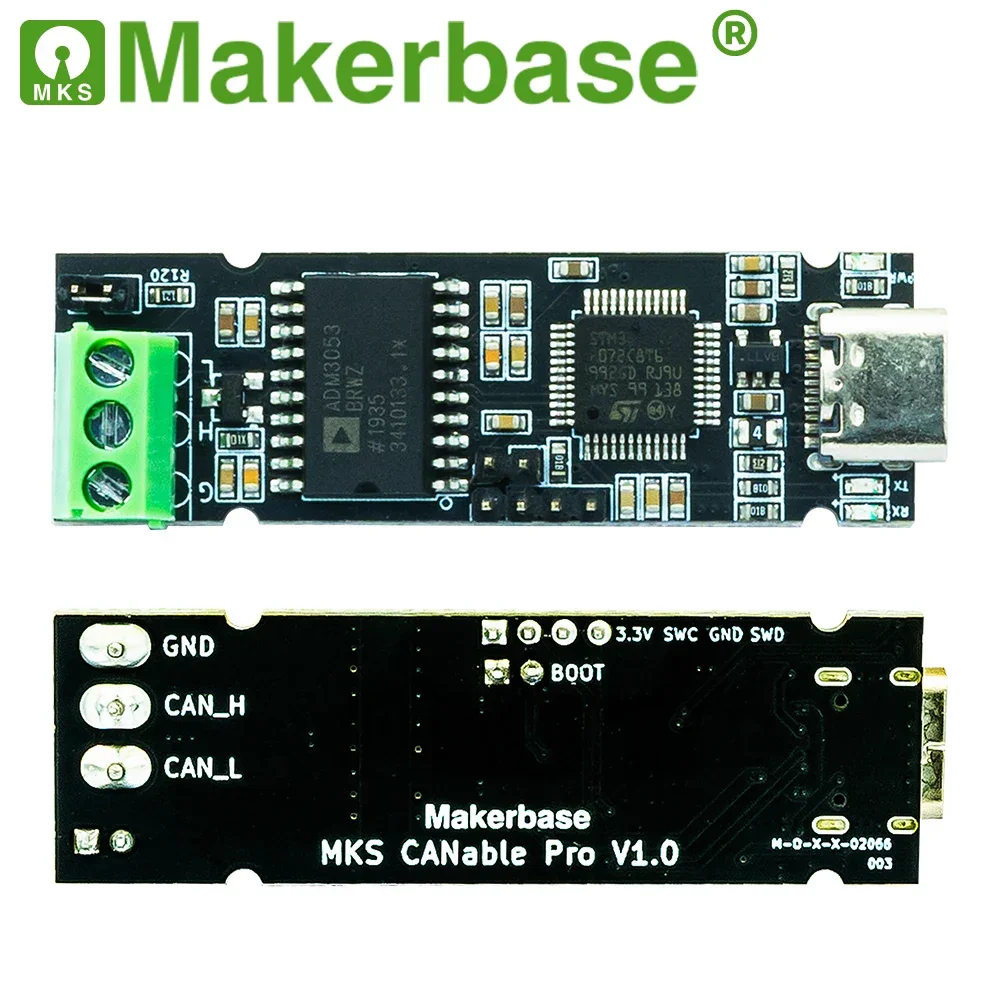 Makerbase CANable USB a CAN V1.0 MKS CANable Pro con processori STM32F072C8T6 Accessori per stampante 3D