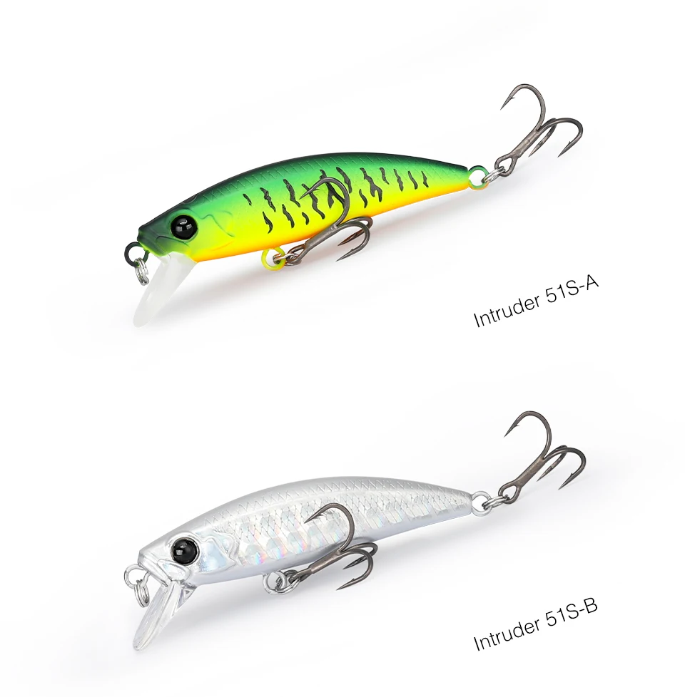 TSURINOYA Intruder 51S Sinking Minnow Stream Fishing Lure 51mm 5,8g Künstlicher Hartköder für Forellen, Ajing, Jerkbait, Flussköder – Detail 13