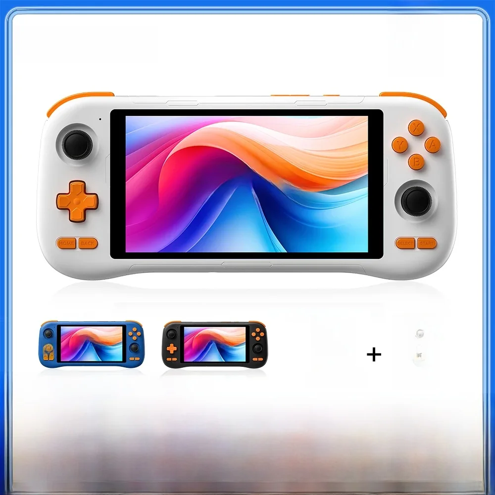 Handheld gameconsole K56 5,5 '' touchscreen 50 emulators 27000 games PS1/PSP/DC/SS Android 14 5000 mAh WIFI5 Retro Game Player - afbeelding 2