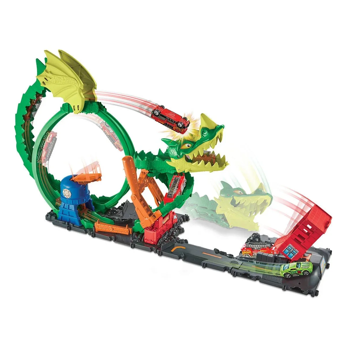 

Hot Wheels City Dragon Attack Playset - HDP03 Original Toy For Children Great Gift For Kids Play Set Boys