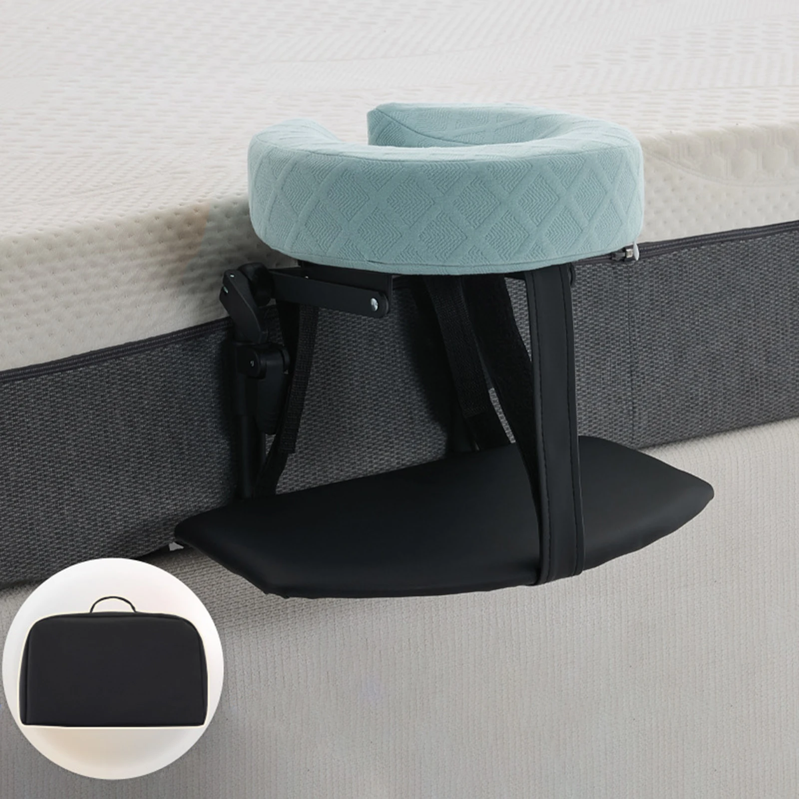Massage Headrest for Bed Home Mattress Top Massage Kit Face Down Pillow Adjustable Angle Multi Function Home Massage Kit for SPA