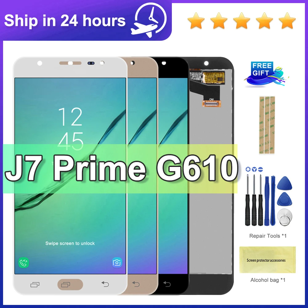 j7 prime g610f lcd For Samsung J7 Prime screen G610 G610F G610M LCD Display Touch Screen Digitizer Replacement