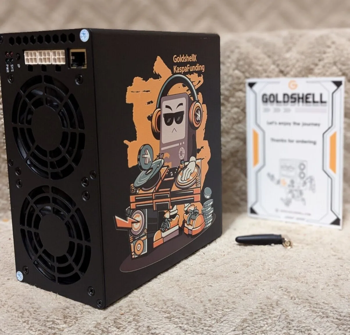 

GOLDSHELL KA BOX PRO MINER 1.6th/s 600W KAS Kaspa Sedra✈Быстрая доставка