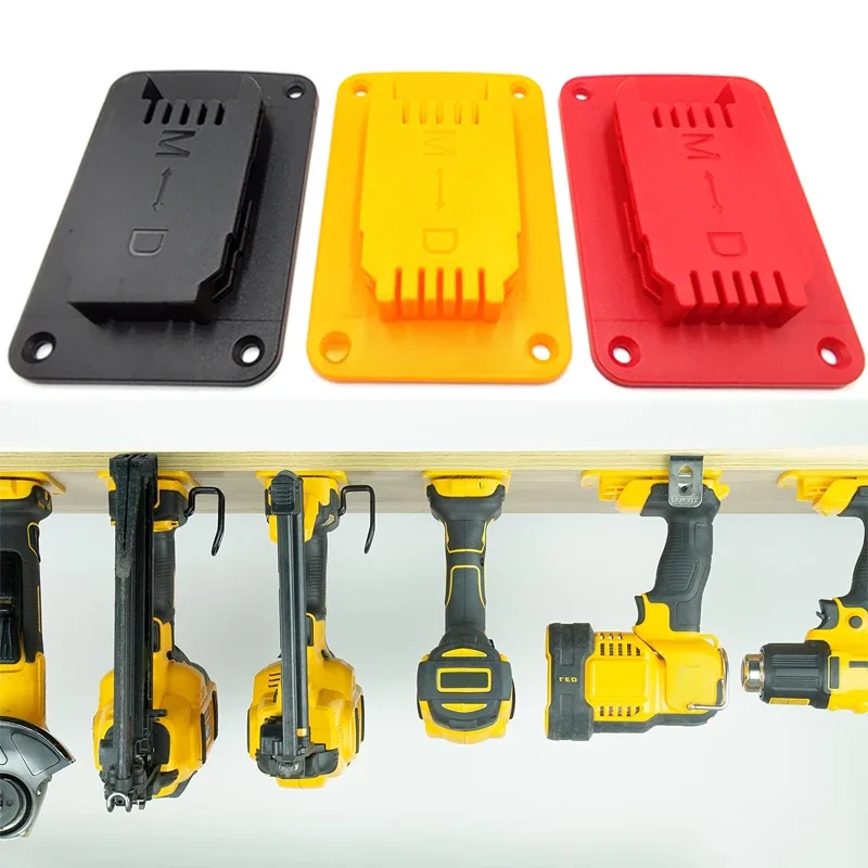 Pour Dewalt/Milwaukee 14.4/18V/20V batterie outils porte-Machine outil support de rangement mural support d'outils dispositif fixe porte-outil