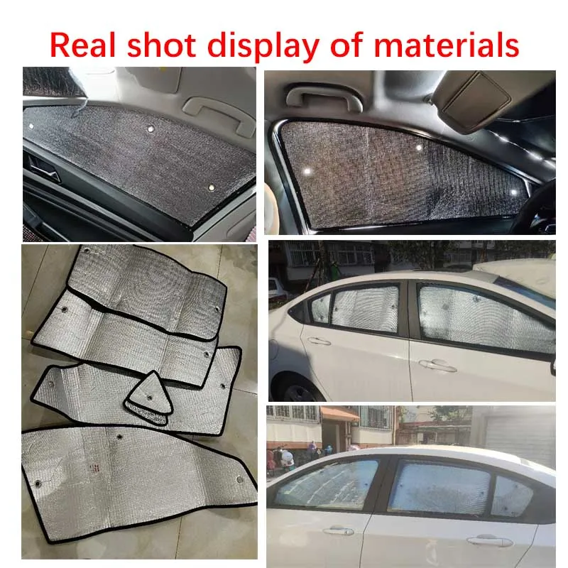 For Ford Explorer Accessories U502 Classic 2011~2019 Full Windshield Surround Sunshades Side Windows Visor Cover Car Accessories