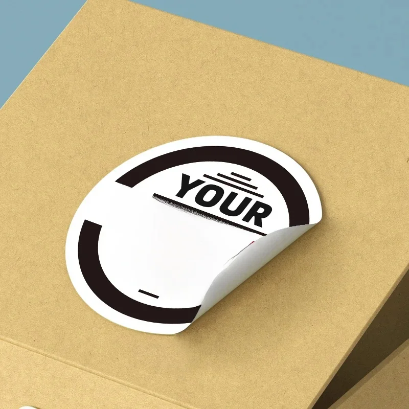 Op maat gemaakte evenementenstickers - Gepersonaliseerde logo/fotostickers voor bruiloften, verjaardagen, merkpromotie en geschenkverpakkingen - afbeelding 2